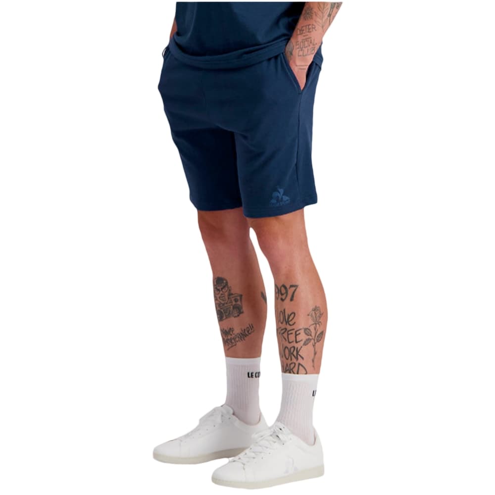 Short Le Coq Sportif monochrome Homme Bleu