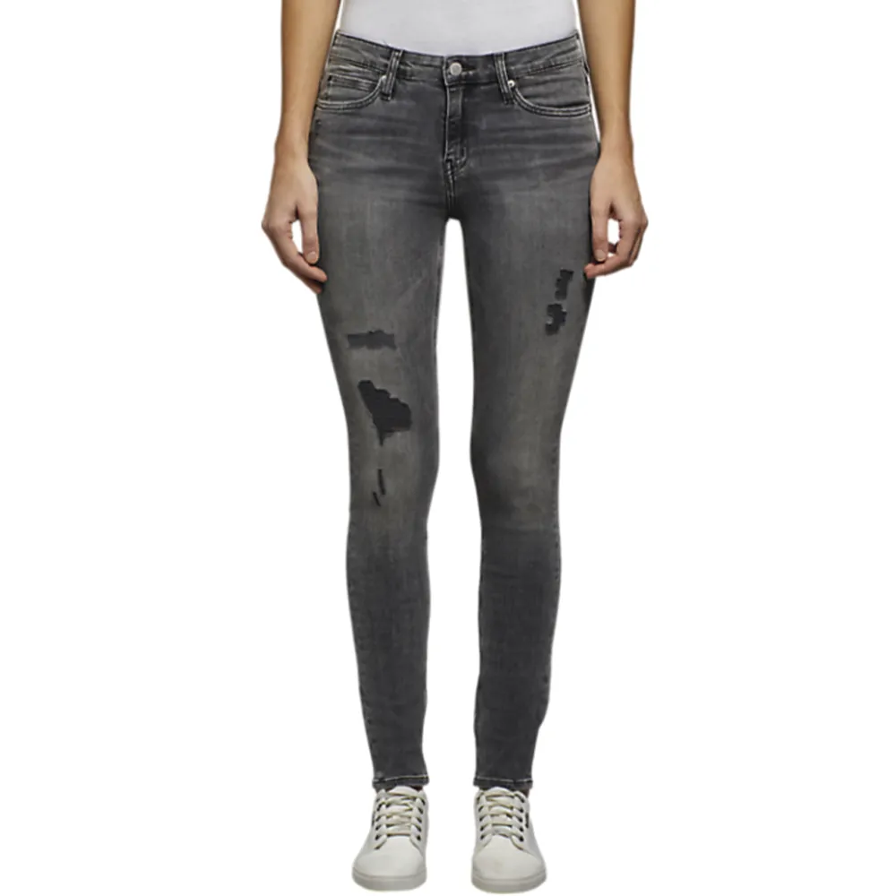 Jeans Calvin Klein Rise skinny Femme Gris