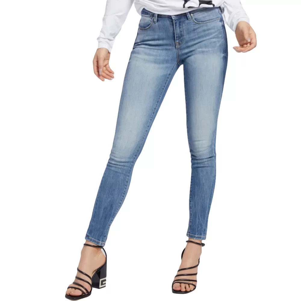 Jeans Guess Logo triangle Femme Jeans