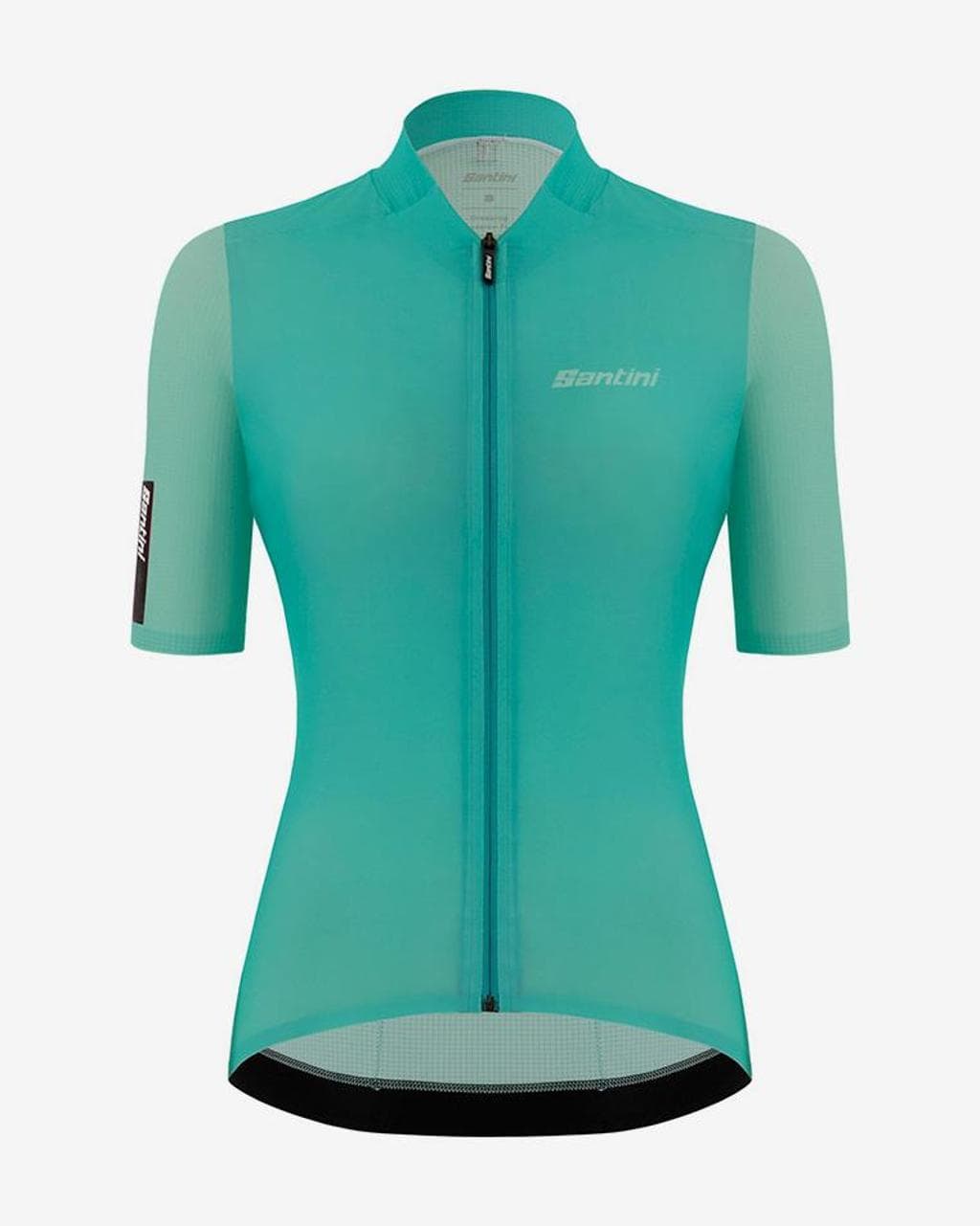 Maillot Santini Redux Stamina manche courte bleu céleste femme - Coupe Sleek - XL