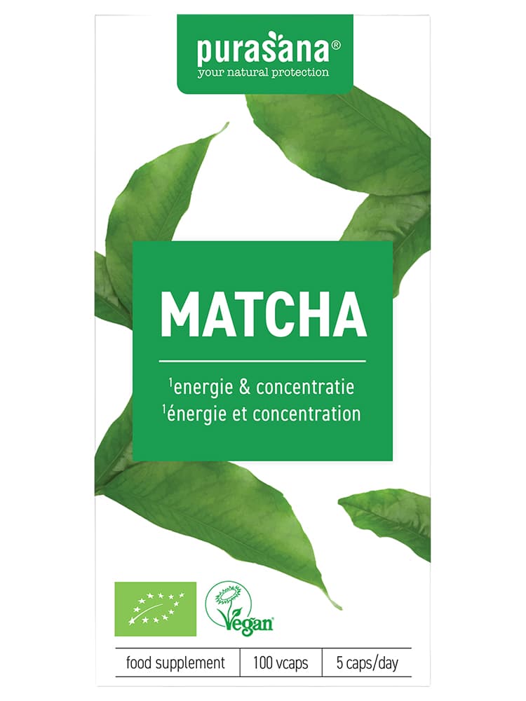 Purasana Matcha 280 mg Bio 100 Capsules