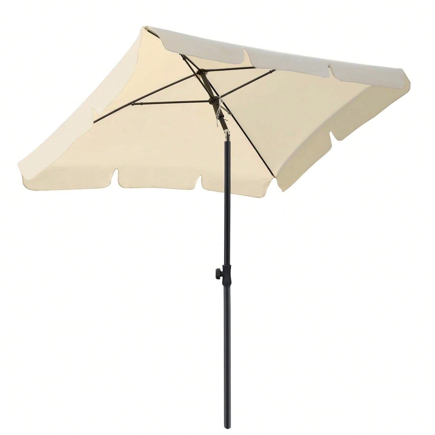 Parasol de balcon pliable 2x1.25m, parapluie de jardin, protection UV, parapluie de marché