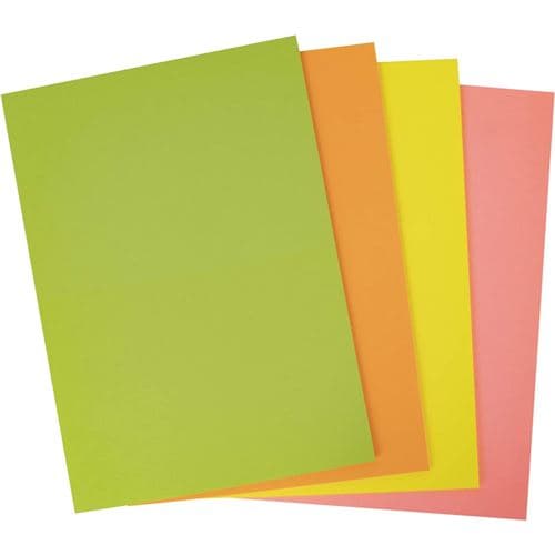 Carton de couleur assortiment de couleurs vives A4 170 g 50 feuilles - Apli