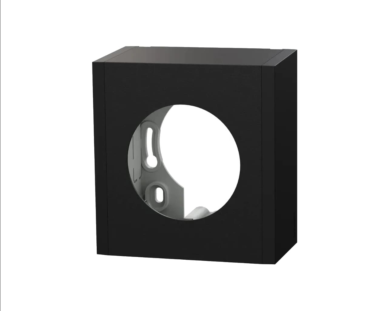 Boitier saillie simple extensible Noir onyx Schneider Odace